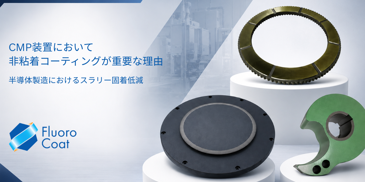 CMP装置において非粘着コーティングが重要な理由